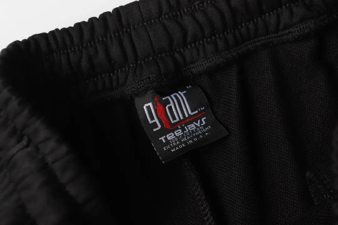 Saint Michael series of fashionable casual long sweatpants Style number: 243P190 Color: Black Size: S M L XL